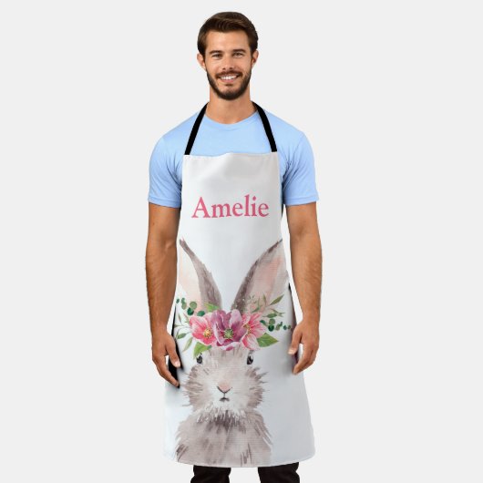 Personalisierter Name Niedlich Ostern Schürze (Getragen)