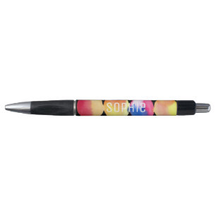 Personalisierter Name niedliche, farbige Aquarellk Kugelschreiber
