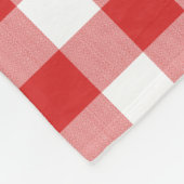 Personalisierter Name niedliche Pizzeria rot Fleecedecke (Ecke)