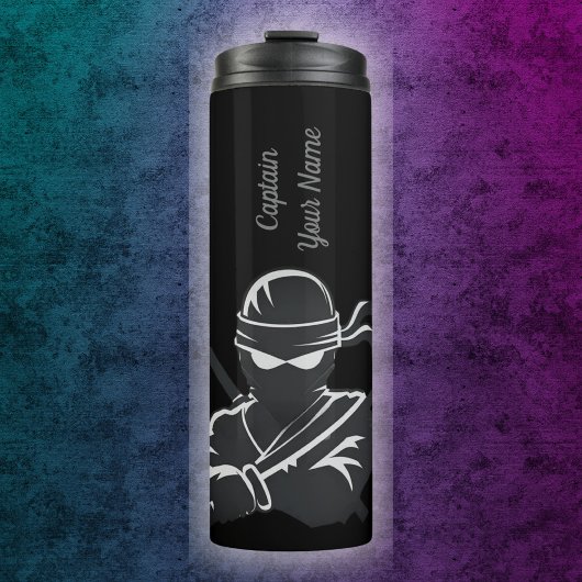 Personalisierter Name Ninja Kapsel Thermal Tumbler Thermosbecher