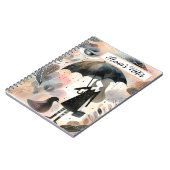 Personalisierter Name Notebook Nature Girl Notizblock (Linke Seite)