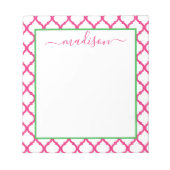 Personalisierter Name Notepad Notizblock (Vorderseite)