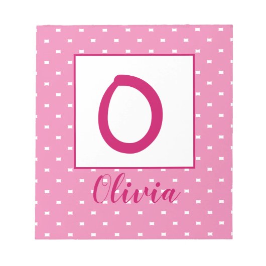 Personalisierter Name Notizblock (Vorderseite)