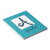 Personalisierter Name Notizblock (angewinkelt)