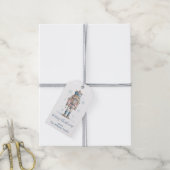 Personalisierter Name Nussknacker Weihnachten Geschenkanhänger (Mit Garn)