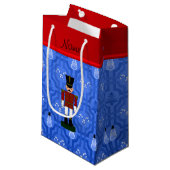 Personalisierter Name Nutcracker Kleine Geschenktüte (Vorderseite Schrägansicht)