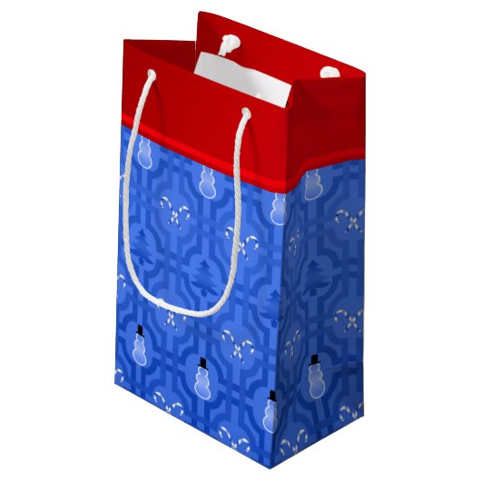 Personalisierter Name Nutcracker Kleine Geschenktüte (Rückseite Schrägansicht)