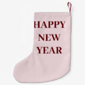 Personalisierter Name Nutcracker Rosa Weihnachten Kleiner Weihnachtsstrumpf (Rückseite)