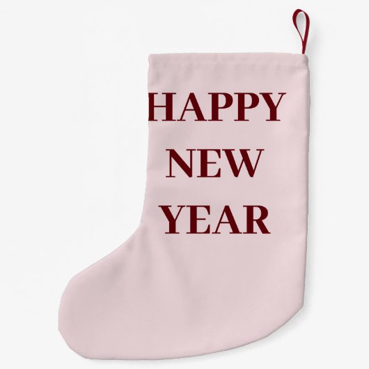 Personalisierter Name Nutcracker Rosa Weihnachten Kleiner Weihnachtsstrumpf (Rückseite)