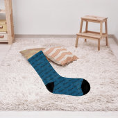 Personalisierter Name Ocean Blue Socken