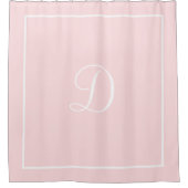 Personalisierter Name oder Anfangsduschvorhang Duschvorhang (Vorderseite)