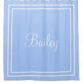 Personalisierter Name oder Anfangsduschvorhang Duschvorhang (Vorderseite)