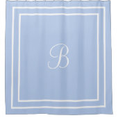 Personalisierter Name oder Anfangsduschvorhang Duschvorhang (Vorderseite)