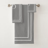 Personalisierter Name oder Anfangsname Badhandtuch Set (Insitu)