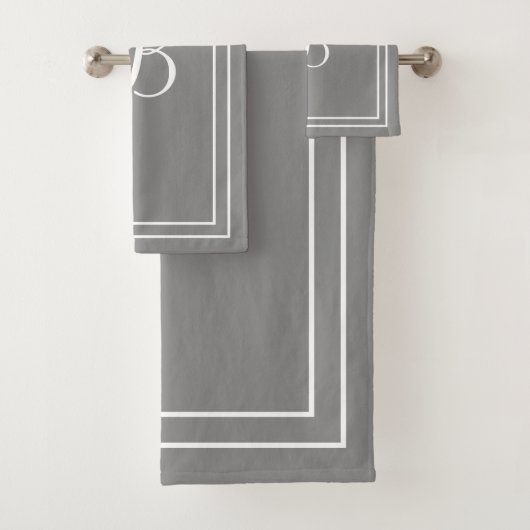 Personalisierter Name oder Anfangsname Badhandtuch Set (Insitu)