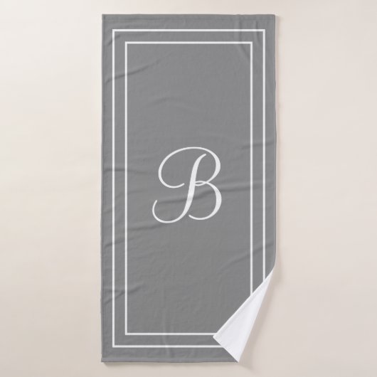 Personalisierter Name oder Anfangsname Badhandtuch Set (Badehandtuch)