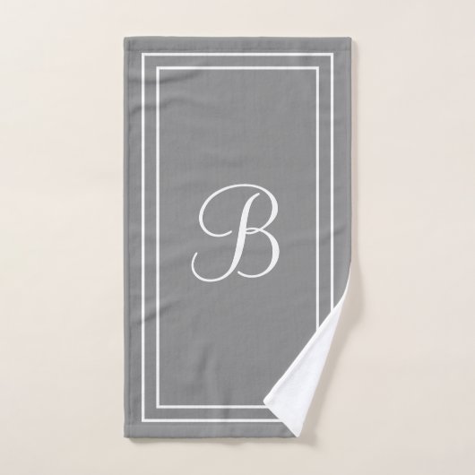 Personalisierter Name oder Anfangsname Badhandtuch Set (Handtuch)