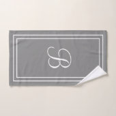 Personalisierter Name oder Anfangsname Badhandtuch Set (Handtuch)