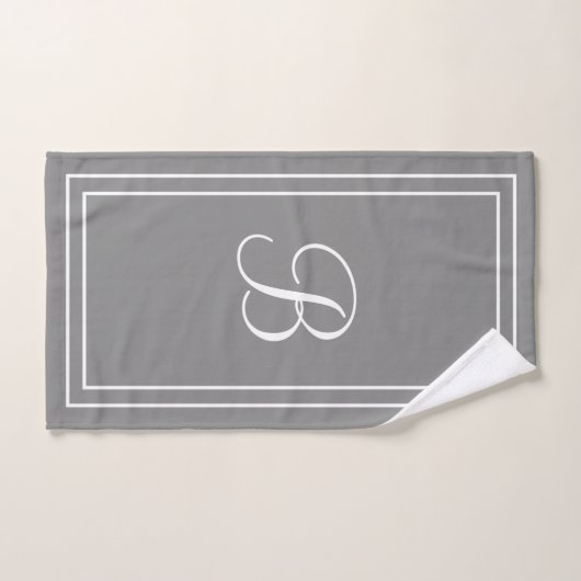 Personalisierter Name oder Anfangsname Badhandtuch Set (Handtuch)