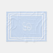 Personalisierter Name oder Anfangsvlies Fleecedecke (Vorderseite (Horizontal))