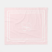 Personalisierter Name oder Anfangsvlies Fleecedecke (Vorderseite (Horizontal))