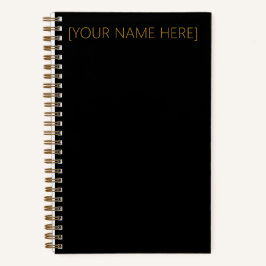 Personalisierter Name oder Monogram-Notebook Notizblock