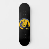 Personalisierter Name oder Monogramm Deck Perfekte Skateboard (Vorderseite)