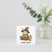 Personalisierter Name oder Text mit Bunny Bakery  Begleitkarte (Stehend Vorderseite)