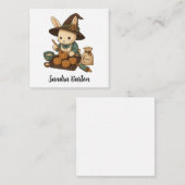 Personalisierter Name oder Text mit Bunny Bakery  Begleitkarte (Vorne/Hinten)