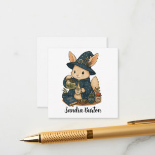 Personalisierter Name oder Text mit Hasen-Kräutert Begleitkarte