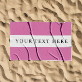 Personalisierter Name oder Textgeschenk Strandtuch