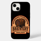 Personalisierter NAME Old Oak Barrel Bierbrauerei Case-Mate iPhone Hülle (Rückseite)