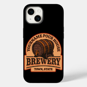 Personalisierter NAME Old Oak Barrel Bierbrauerei  Case-Mate iPhone 14 Hülle