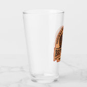 Personalisierter NAME Old Oak Barrel Bierbrauerei Glas (Rechts)