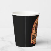 Personalisierter NAME Old Oak Barrel Bierbrauerei  Pappbecher (Rechts)