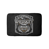 Personalisierter NAME Old West Whiskey Brauerei Ba Badematte (Vorderseite)