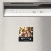 Personalisierter Name Oma Est Jahr Foto Geschenk Magnet (In Situ (Geschirrspüler))