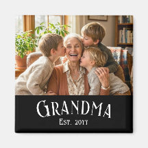 Personalisierter Name Oma Jahr Foto Geschenk