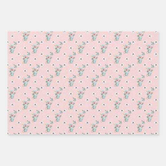 Personalisierter Name Osterverpackungspapierblätte Geschenkpapier Set (Vorderseite 2)