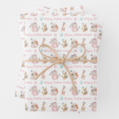 Personalisierter Name Osterverpackungspapierblätte Geschenkpapier Set (Beispiel)