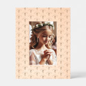 Personalisierter Name Palm Cross Christening Taufe Geätzte Rahmen