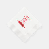 Personalisierter Name Paper Napkin Serviette (Ecke)