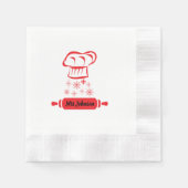 Personalisierter Name Paper Napkin Serviette (Vorderseite)