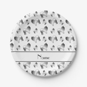 Personalisierter Name Pappteller