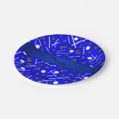 Personalisierter Name Pappteller (Schrägansicht)