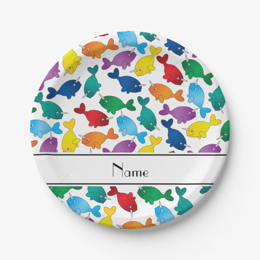 Personalisierter Name Pappteller (Vorderseite)