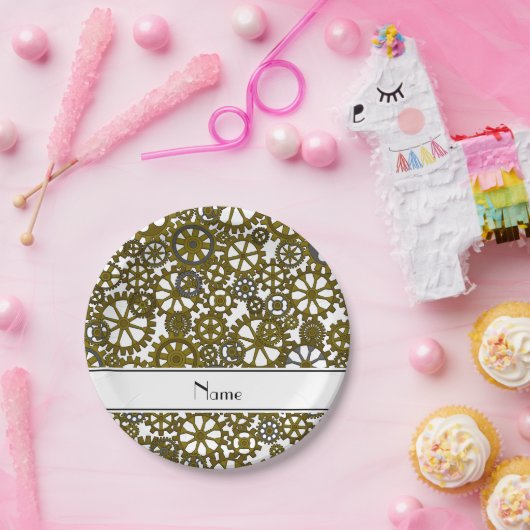 Personalisierter Name Pappteller (Party)