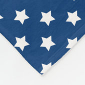 Personalisierter Name Patriotic impala Fleecedecke (Ecke)