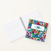 Personalisierter Name Phoebe Wasserfarbe Notizblock (Innenseite)