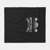 Personalisierter Name Pickleball Fleecedecke (Vorderseite (Horizontal))